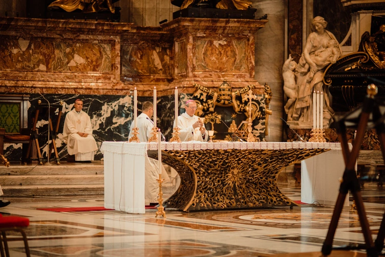 Eucharystia w bazylice św. Piotra