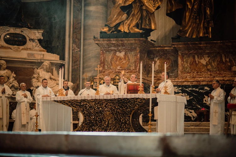 Eucharystia w bazylice św. Piotra