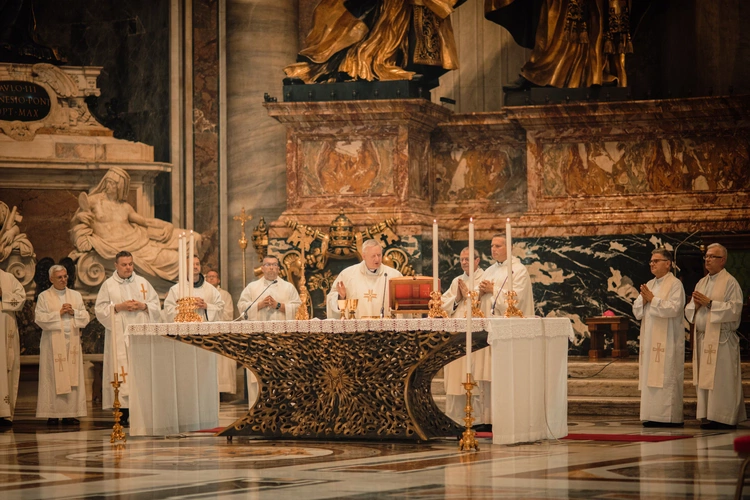 Eucharystia w bazylice św. Piotra