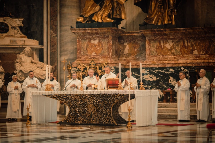 Eucharystia w bazylice św. Piotra