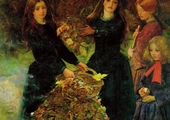  Jesienne liście, 1856 Galeria Sztuki Miejskiej, Manchester, Wielka Brytania