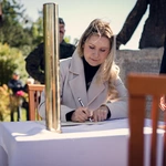 Odsłonięcie i poświęcenie pomnika Wł. Reymonta w Lipcach Rey.