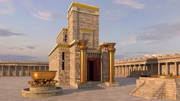 Świątynia Salomona Zbudowana przez króla Salomona w Jerozolimie w latach 966–959 przed Chr., zniszczona przez babilońskiego króla Nabuchodonozora II w 587 r. przed Chr.