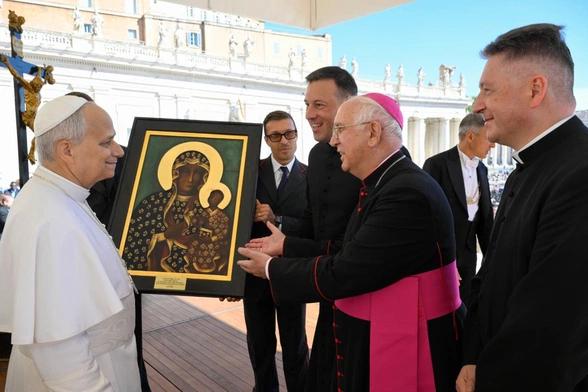 Abp Wacław Depo spotyka się z papieżem Leonem