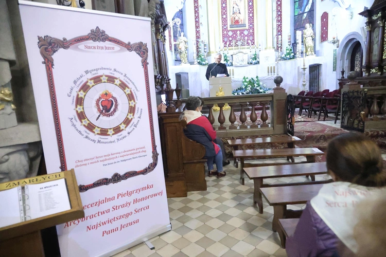 Pielgrzymka Straży Honorowej do Limanowej