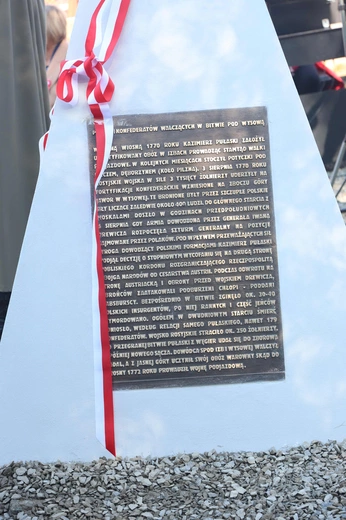 Poświęcenie pomnika Konfederatów Barskich