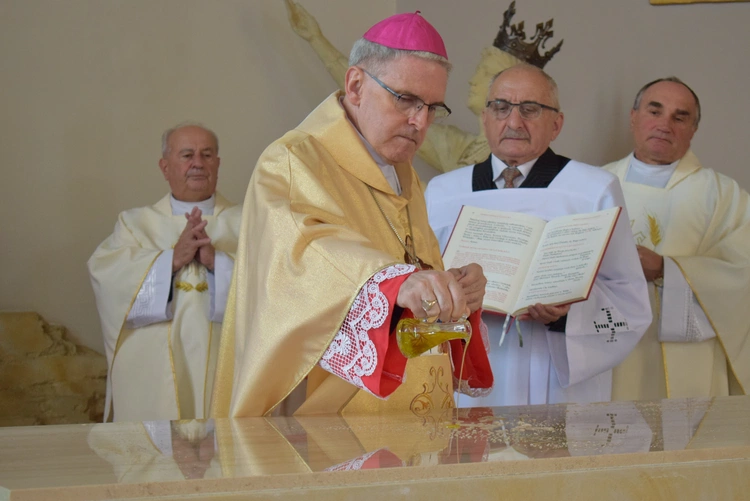 Poświęcenie kościoła w Cyganach