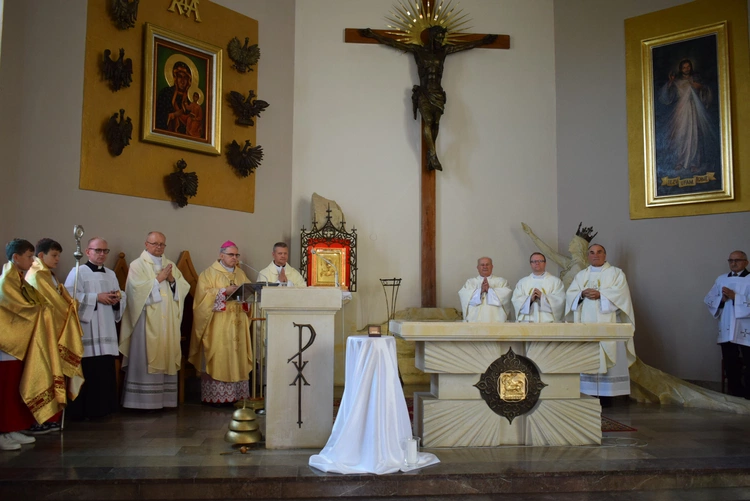 Poświęcenie kościoła w Cyganach