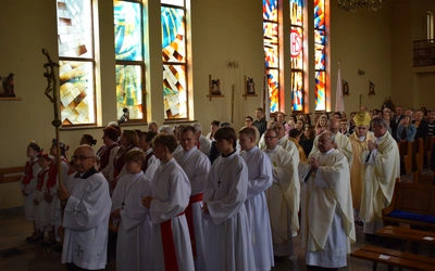 Poświęcenie kościoła w Cyganach