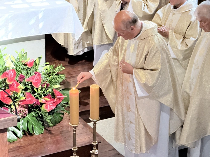 Poświęcenie odnowionego kościoła św. Michała