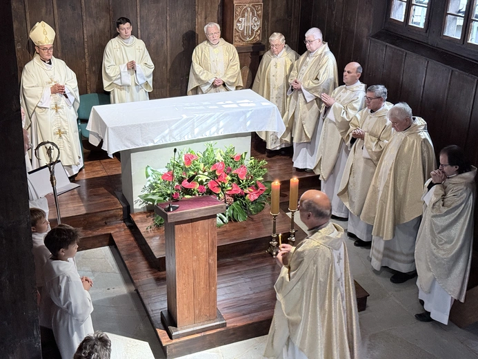Poświęcenie odnowionego kościoła św. Michała