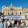 Pielgrzymi z Częstochowy na Placu św. Piotra