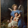 Joseph Karl Stieler Anioł Stróż nad strumieniem olej na płótnie, 1831 Muzeum Krajowe, Moguncja
