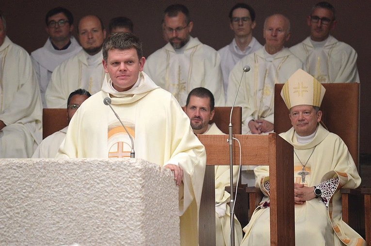 Eucharystii przewodniczył bp Grzegorz Olszowski, a homilię wygłosił o. Łukasz Wiśniewski OP.