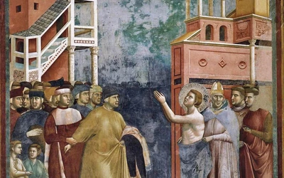  Młody Francesco Bernardone wyrzekł się światowego życia, by przez ubóstwo upodobnić się do Chrystusa.