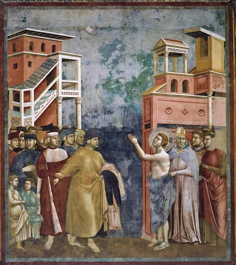  Młody Francesco Bernardone wyrzekł się światowego życia, by przez ubóstwo upodobnić się do Chrystusa.