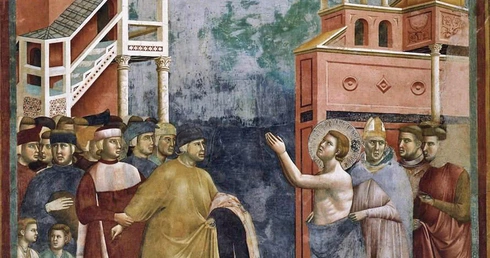  Młody Francesco Bernardone wyrzekł się światowego życia, by przez ubóstwo upodobnić się do Chrystusa.