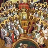 „Sobór nicejski” – ikona Michaela Damaskenosa﻿ z XVI wieku, przechowywana w muzeum w Heraklionie.