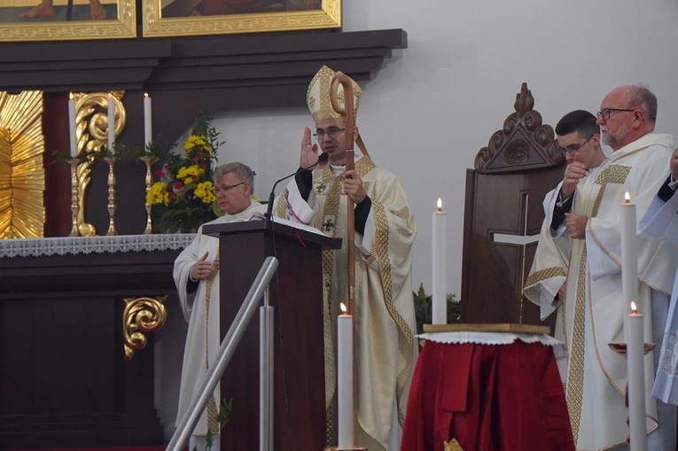 Powięcenie kościoła pw. św. Faustyny w Górze