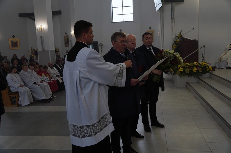 Powięcenie kościoła pw. św. Faustyny w Górze