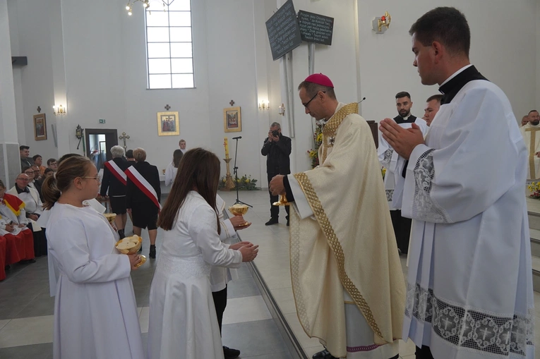 Powięcenie kościoła pw. św. Faustyny w Górze
