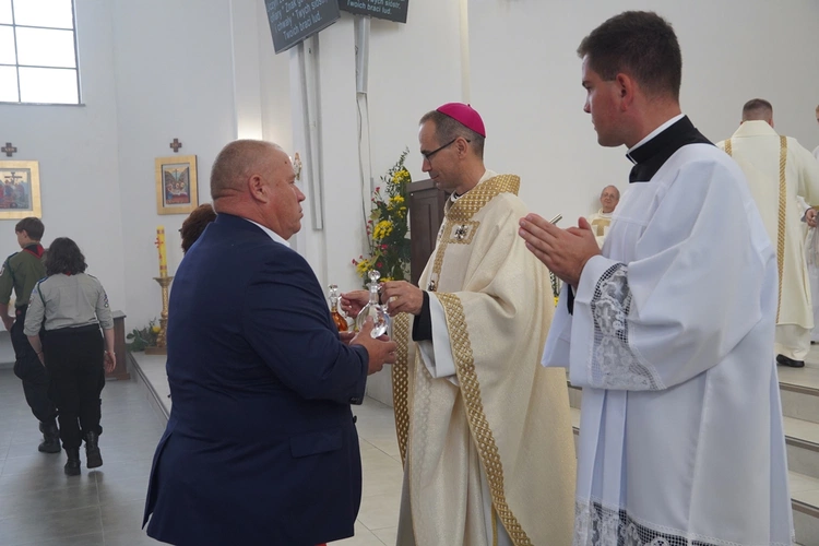 Powięcenie kościoła pw. św. Faustyny w Górze