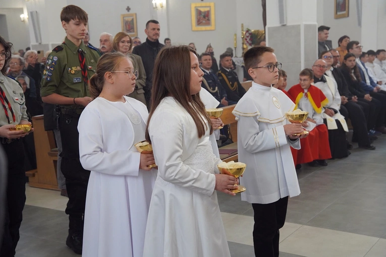 Powięcenie kościoła pw. św. Faustyny w Górze