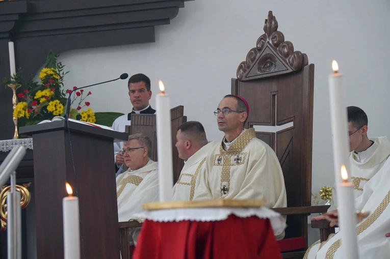 Powięcenie kościoła pw. św. Faustyny w Górze