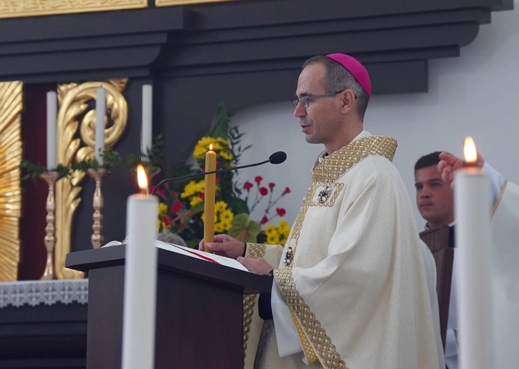 Powięcenie kościoła pw. św. Faustyny w Górze