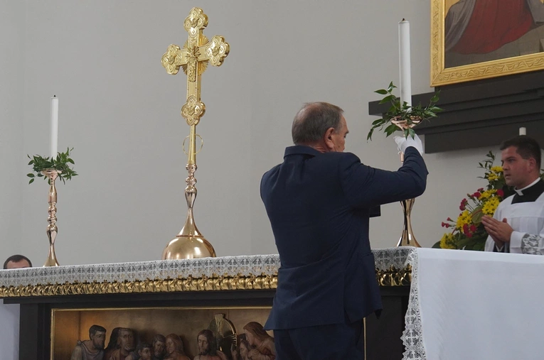 Powięcenie kościoła pw. św. Faustyny w Górze