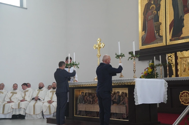 Powięcenie kościoła pw. św. Faustyny w Górze