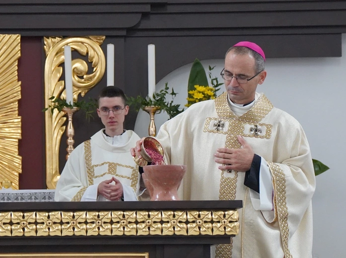 Powięcenie kościoła pw. św. Faustyny w Górze