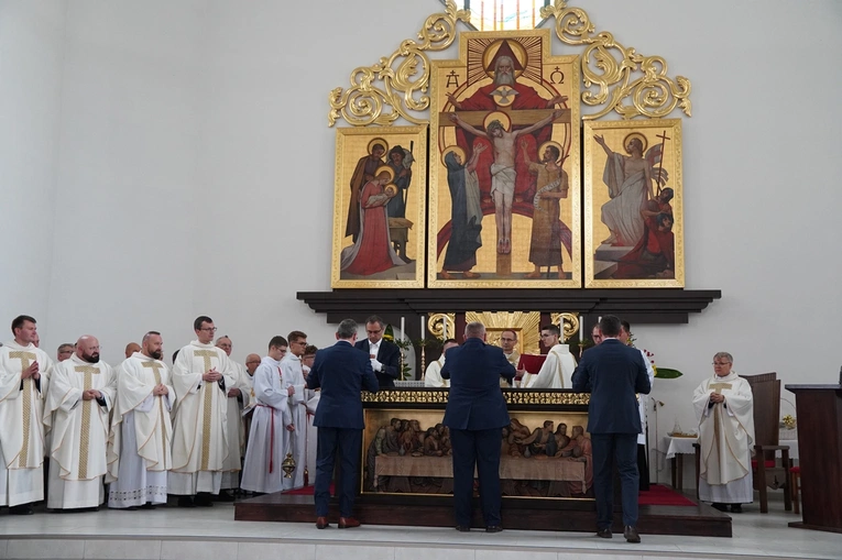 Powięcenie kościoła pw. św. Faustyny w Górze