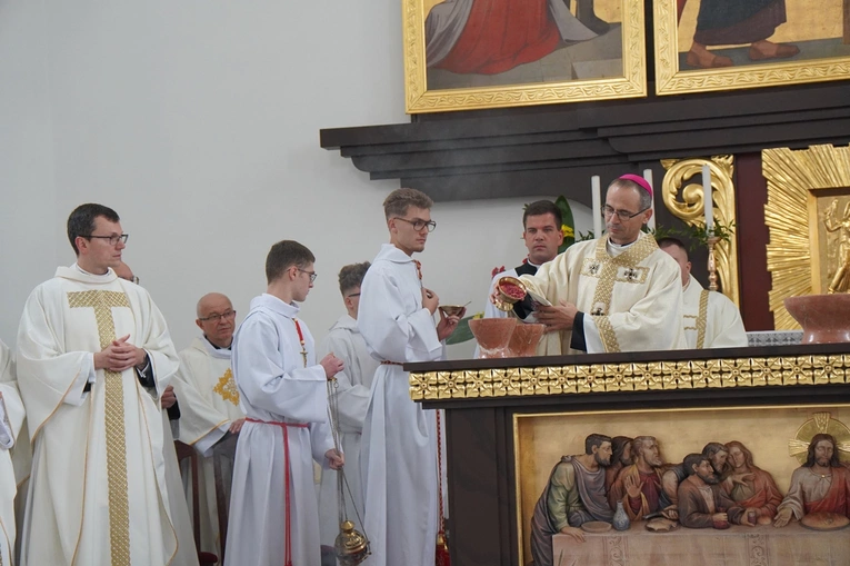 Powięcenie kościoła pw. św. Faustyny w Górze