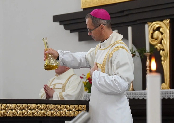 Powięcenie kościoła pw. św. Faustyny w Górze