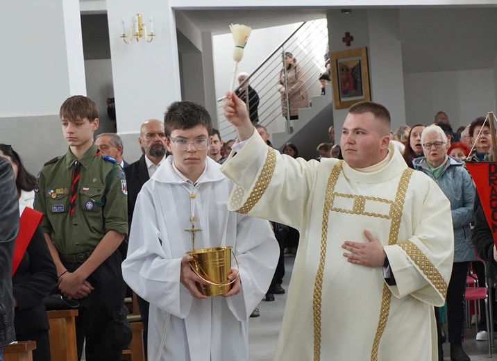 Powięcenie kościoła pw. św. Faustyny w Górze