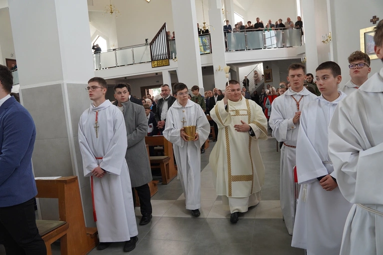 Powięcenie kościoła pw. św. Faustyny w Górze