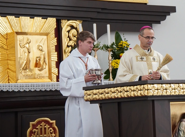 Powięcenie kościoła pw. św. Faustyny w Górze