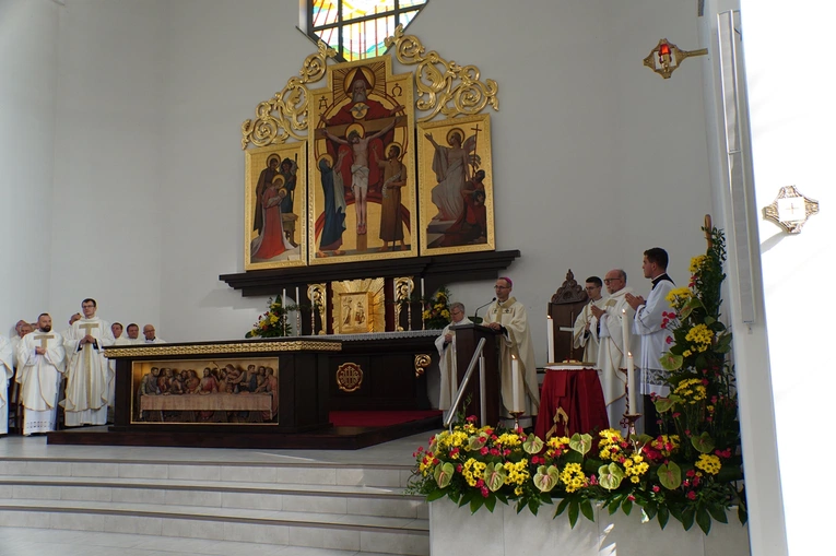 Powięcenie kościoła pw. św. Faustyny w Górze