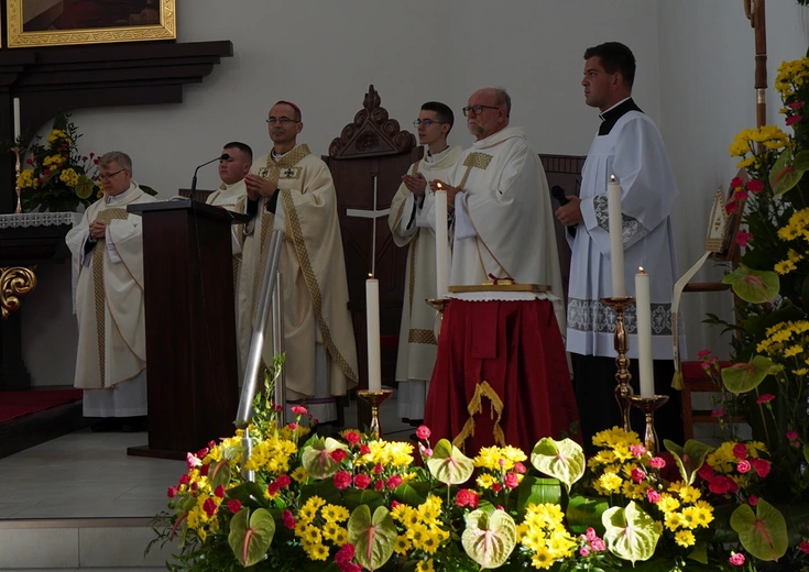 Powięcenie kościoła pw. św. Faustyny w Górze