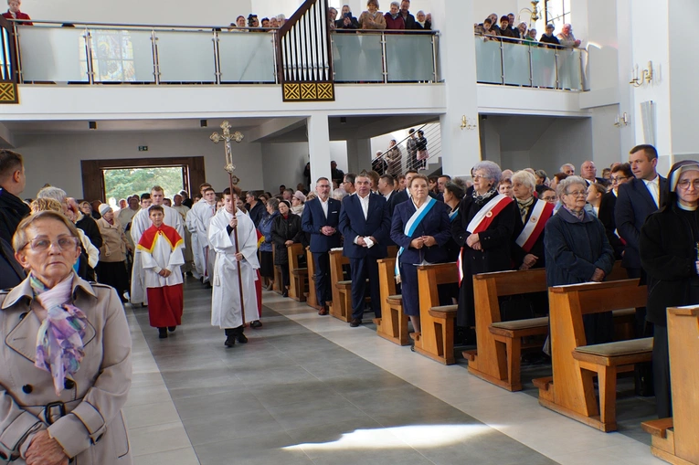 Powięcenie kościoła pw. św. Faustyny w Górze