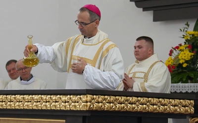 Powięcenie kościoła pw. św. Faustyny w Górze
