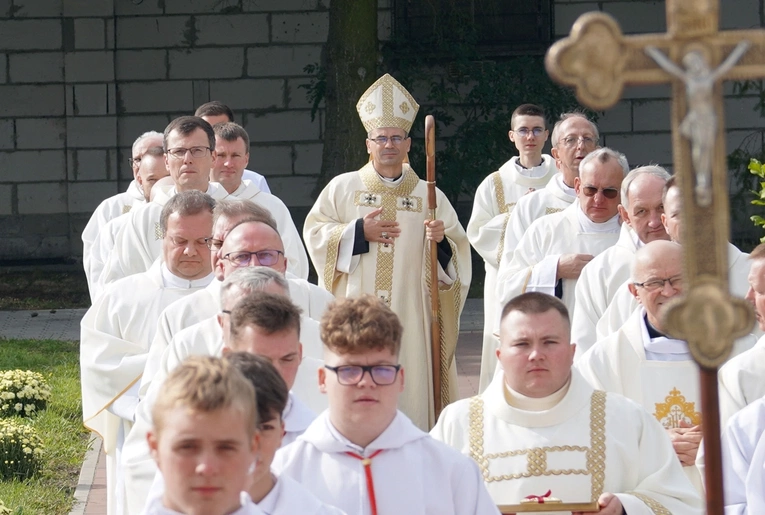 Powięcenie kościoła pw. św. Faustyny w Górze