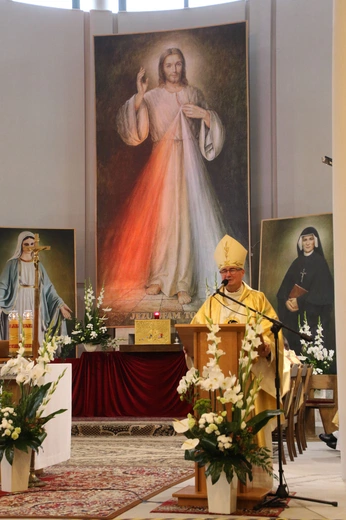 Płock. Odpust św. Faustyny Kowalskiej
