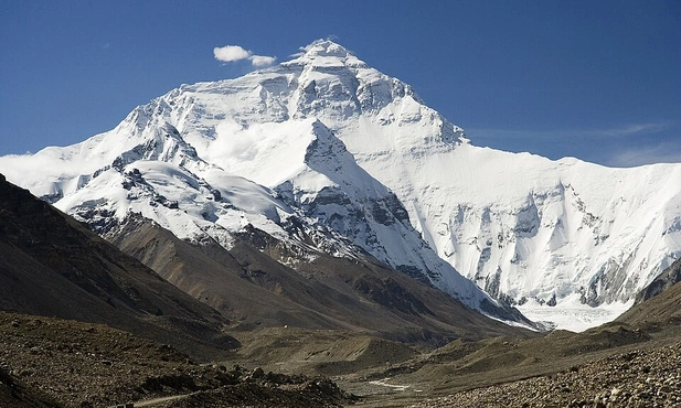Mount Everest od północy (od Tybetu)