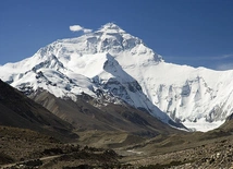 Mount Everest od północy (od Tybetu)