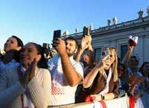 Pielgrzymi z Chorwacji na Placu św. Piotra