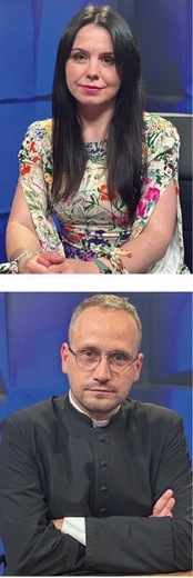 Autorzy książki: Weronika Kostrzewa i ks. Tomasz Trzaska.