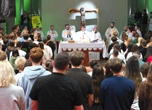 Sobotniej Eucharystii przewodniczył ks. Łukasz Knieć.