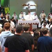 Sobotniej Eucharystii przewodniczył ks. Łukasz Knieć.